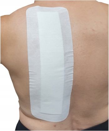 PLASTER Z OPATRUNKIEM STERYLNY NA RANY Z WKŁADEM CHŁONNYM 30x10cm 25szt na Arena.pl