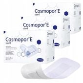 3x50szt COSMOPOR E samoprzylepny opatrunek plaster rany skaleczenia 7,2X5CM
