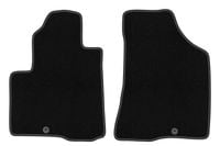 Dywaniki przednie welurowe czarne do: Hyundai SantaFe II 2006-2012 7 osób