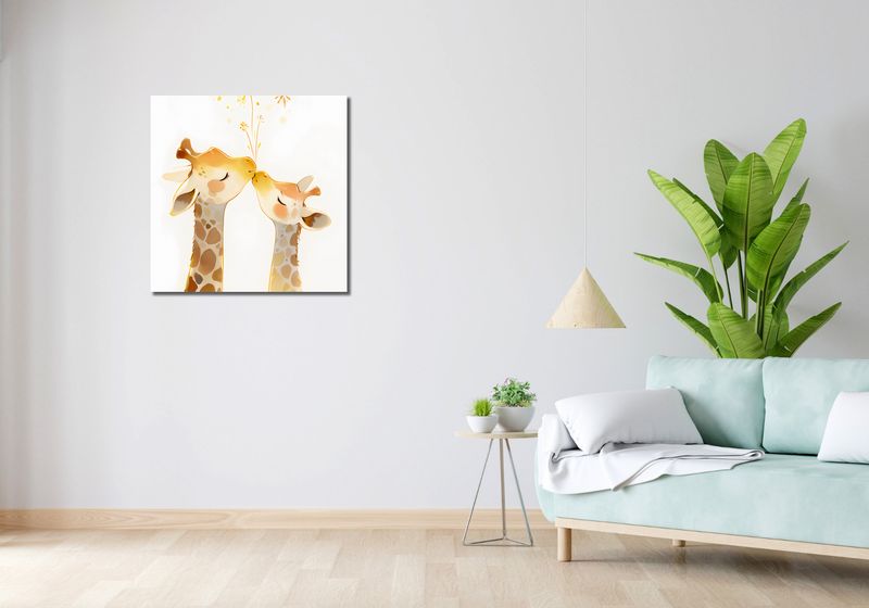 Obraz 70x70cm Czułość w Miłości zdjęcie 2