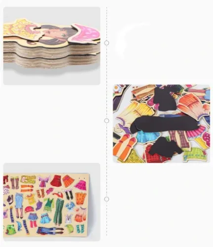 MAGNETYCZNA GRA UBIERANKA UKŁADANKA PUZZLE MONTESSORI na Arena.pl