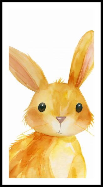 Plakat 50x100cm Słodki Zajączek zdjęcie 3