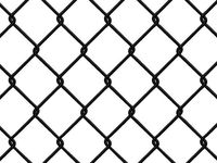 Siatka powlekana PCV - wys. 1,50 m , drut 3,7 mm - czarna - 10m