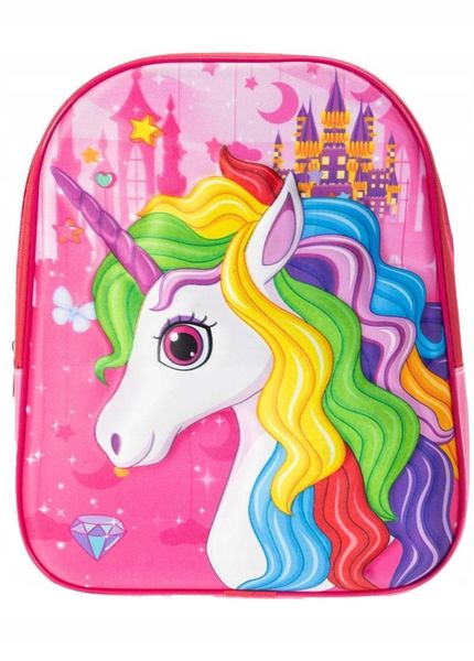 PLECAK SZKOLNY PRZEDSZKOLNY 3D DLA DZIEWCZYNKI TORNISTER JEDNOROŻEC DZIECI zdjęcie 2