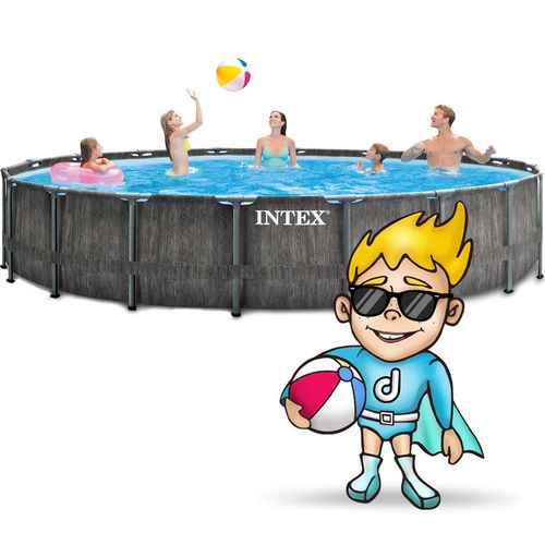 Basen ogrodowy stelażowy 549 x 122 cm 21w1 INTEX 26744 + hulajnoga GRATIS na Arena.pl