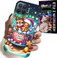 ETUI DO OPPO RENO 4 LITE - RENIFER Z PIERNIKIEM MERRY CHRISTMAS