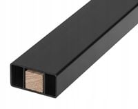 Szczeble do Ławek z PVC 80 cm CZARNE (z końcówkami)