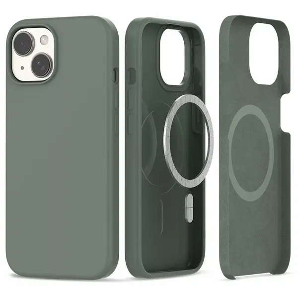 Etui obudowa Silicone Magsafe do Apple iPhone 15 Olive zdjęcie 1