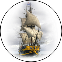 Opłatek na tort Statek Łódź Motorówka Okręt Tekst Okazjonalny Urodziny