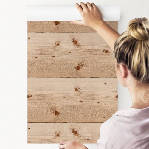 Tapeta Ścienna Deski DREWNO Modny Wzór Do Salonu na Arena.pl