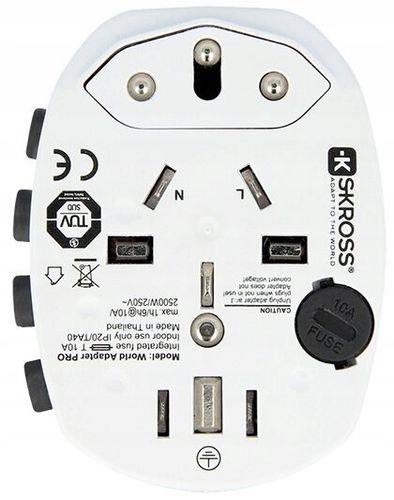 Adapter podróżny: World to Europe 250V 7A PRO SKROSS na Arena.pl