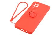 Etui Pastel Ring do Samsung Galaxy A42 5G czerwony