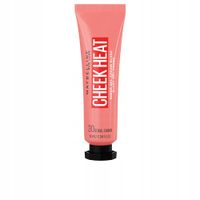maybelline cheek heat kremowy róż do policzków 30 coral ember