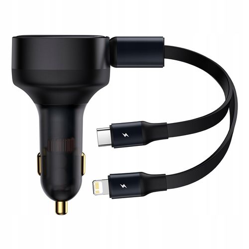 Ładowarka Baseus Enjoyment Samochodowa Usb-C Lightning 30W na Arena.pl
