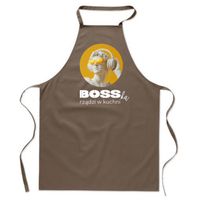 FARTUCH Z NADRUKIEM kuchenny BOSSKA Boska Kobieta Rządzi w Kuchni damski