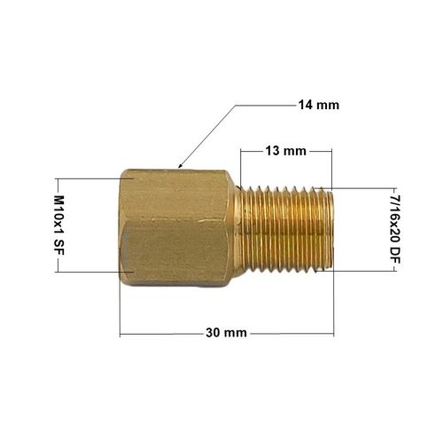 ŁPS-31 Łącznik redukcyjny przewodu hamulcowego 7/16x20 UNF DF  M10x1 SF na Arena.pl