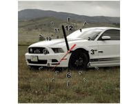 40X40CM ZEGAR MUSTANG GT V8 BRETT LEVIN OBRAZ