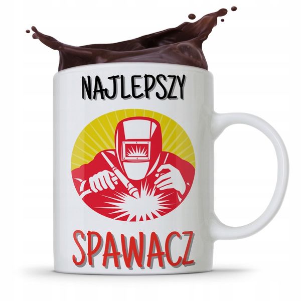 Kubek Prezent Dla Spawacza Najlepszy Spawacz Z Nadrukiem Ze Zdjęciem zdjęcie 1