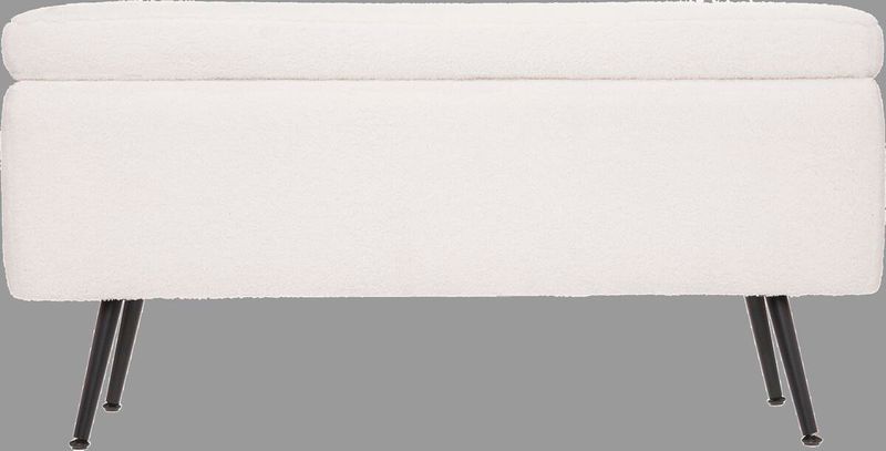 Ławka Aurora otwierana biała zdjęcie 3