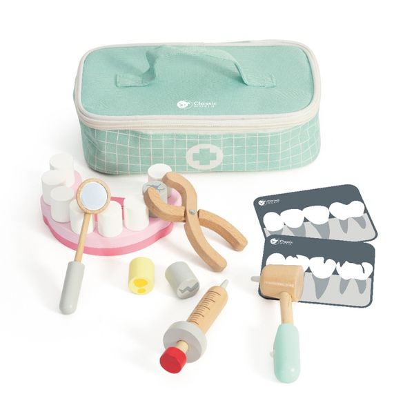 CLASSIC WORLD Little dentist set and doctor's suitcase zdjęcie 1
