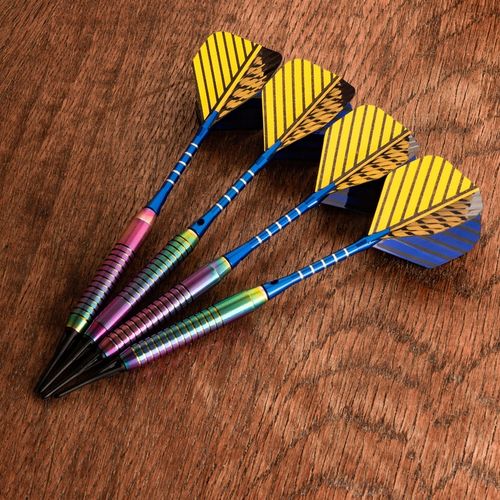 Matepro DUŻY ELEGANCKI ZESTAW RZUTKI LOTKI DART SOFT TIPS ALUMINIUM na Arena.pl