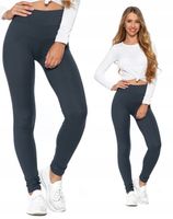 Legginsy Wysoki Stan Kryjące Getry Klasyczne Miękkie Miękkie MORAJ L/XL