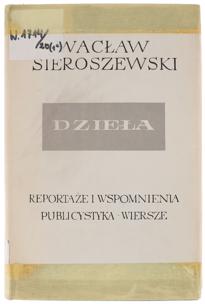 Sieroszewski Reportaże i wspomnienia DziełaXX 1963 zdjęcie 2