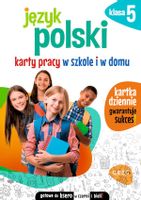 Język polski. Karty pracy w szkole i w domu. Klasa 5