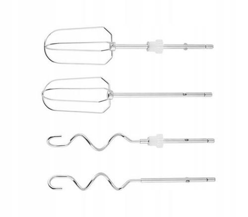 MIKSER RĘCZNY ZHM 2459S Z MISĄ 700W BIAŁY 4 KOŃCÓWKI ROBOT KUCHENNY na Arena.pl