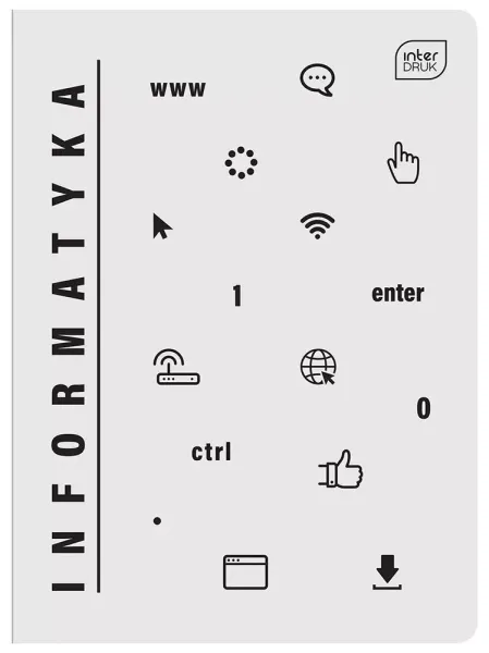 Zeszyt A5 Uv Informatyka Kratka 60 Kartek zdjęcie 1