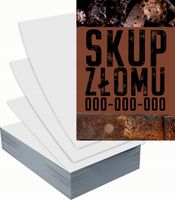 Ulotki A6 reklamowe firmowe 5000szt projekt w cenie SKUP ZŁOMU