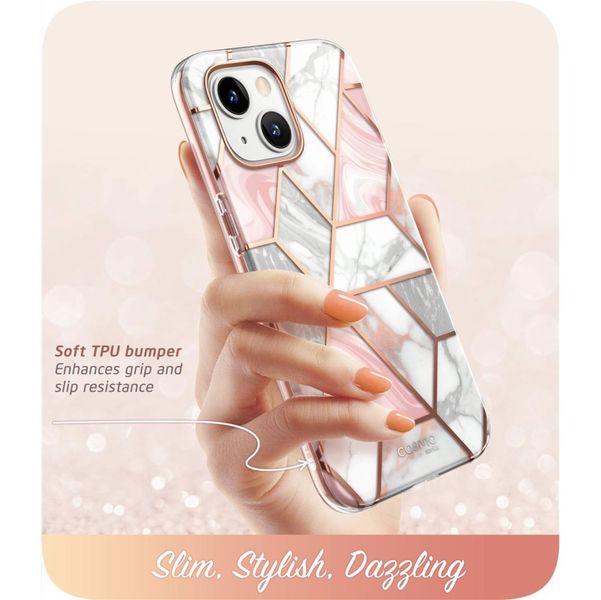 supcase cosmo iphone 14 plus / 15 plus marble zdjęcie 4