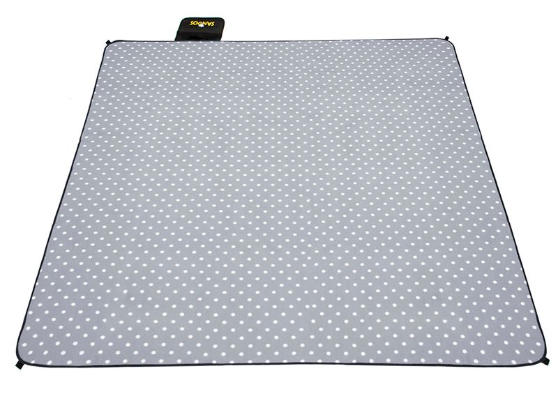 Koc piknikowy 200x200 groszki zdjęcie 9