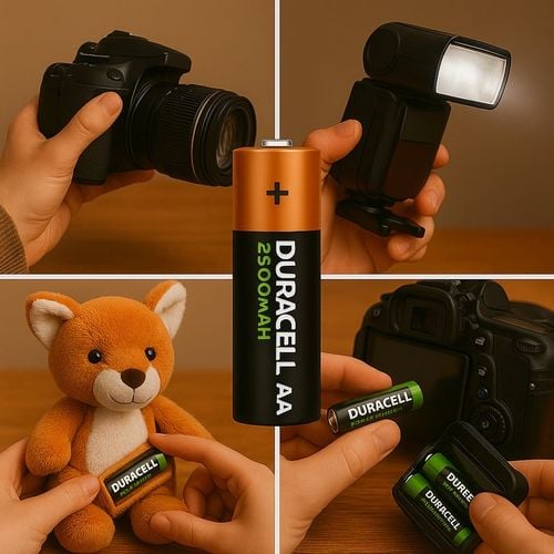 4x Duracell AA R6 - akumulatorek NiMH 2500mAh, najwyższa pojemność na Arena.pl