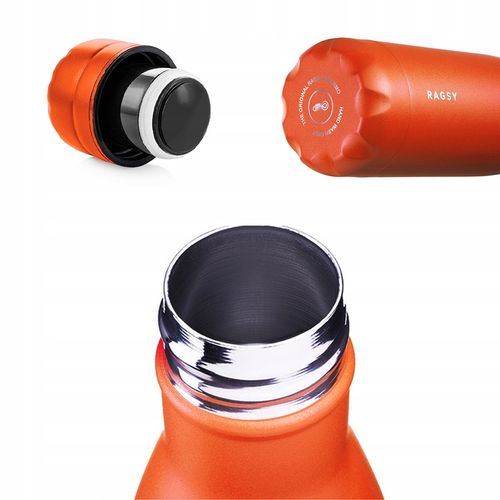 Butelka Termiczna Original 500 ml BPA FREE 12/24H - Orange/ Pomarańczowa na Arena.pl