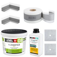 Zestaw Hydroizolacja Folia 5,5kg Taśma Uszczelniająca 5m Grunt 1L