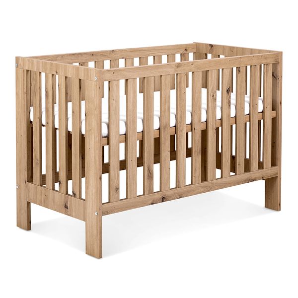 KLUPŚ Łóżeczko AMELIA II dąb 120x60 zdjęcie 1