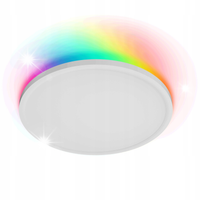 Plafon Lampa Sufitowa LED RGB 3000/4000/6500K Ø40cm Ściemnialny 36W + PILOT