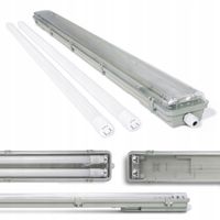 Oprawa hermetyczna LED 2x120cm 36W IP65 biały neutralny lampa