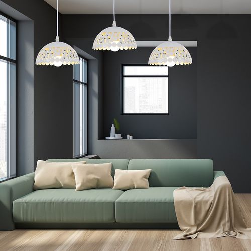 Lampa wisząca Lisa Biały 3xE27 na Arena.pl