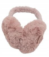 Mięciutkie pluszowe nauszniki rozmiar uniwersalny brudny róż MF37946