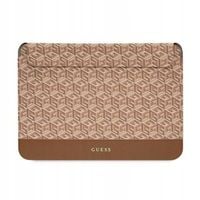 Guess Sleeve GUCS14HGCFSEW 14" brązowy/brown GCube Stripes