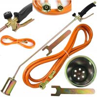 PALNIK GAZOWY DEKARSKI DO opalania PAPY 85CM DYSZA 60MM WĄŻ 5M