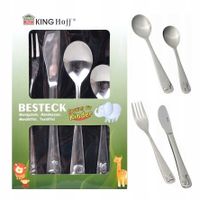 Sztućce dla Dzieci Zwierzątka KINGHoff 4ele [N169