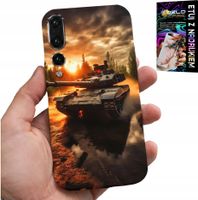 ETUI DO HUAWEI P20 PLUS - CZOŁG, WOJNA, MILITARIA, WOJSKOWE, WZORY