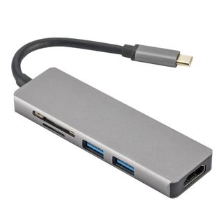 USB-C 3.1 konwerter 2x USB 3.0 HDMI micro SD czytnik kart