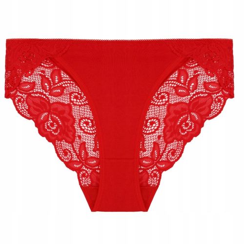 MORAJ figi damskie z KORONKĄ majtki bawełniane zestaw 4 KOLORY - L na Arena.pl