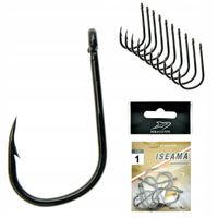 Zestaw Haczyków Haczyki ISEAMA z oczkiem nr 1