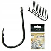 Zestaw Haczyków Haczyki ISEAMA z oczkiem nr 1