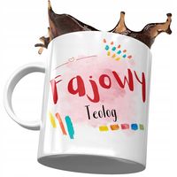 Kubek Dla Teologa Fajowy Teolog Prezent Z Nadrukiem Ze Zdjęciem